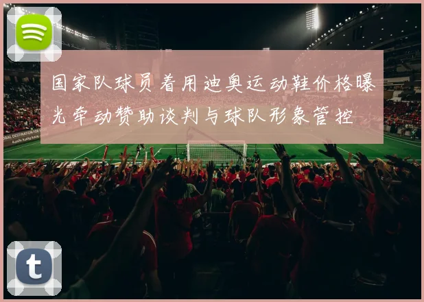 国家队球员着用迪奥运动鞋价格曝光牵动赞助谈判与球队形象管控